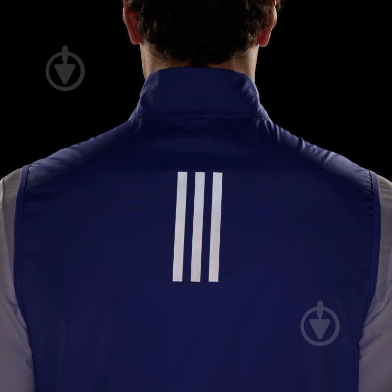 Жилет Adidas OTR B VEST IW0025 р.S синий - фото 7