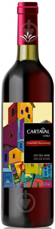 Вино Cartaval Cabernet Sauvignon червоне сухе 0,75 л - фото 1