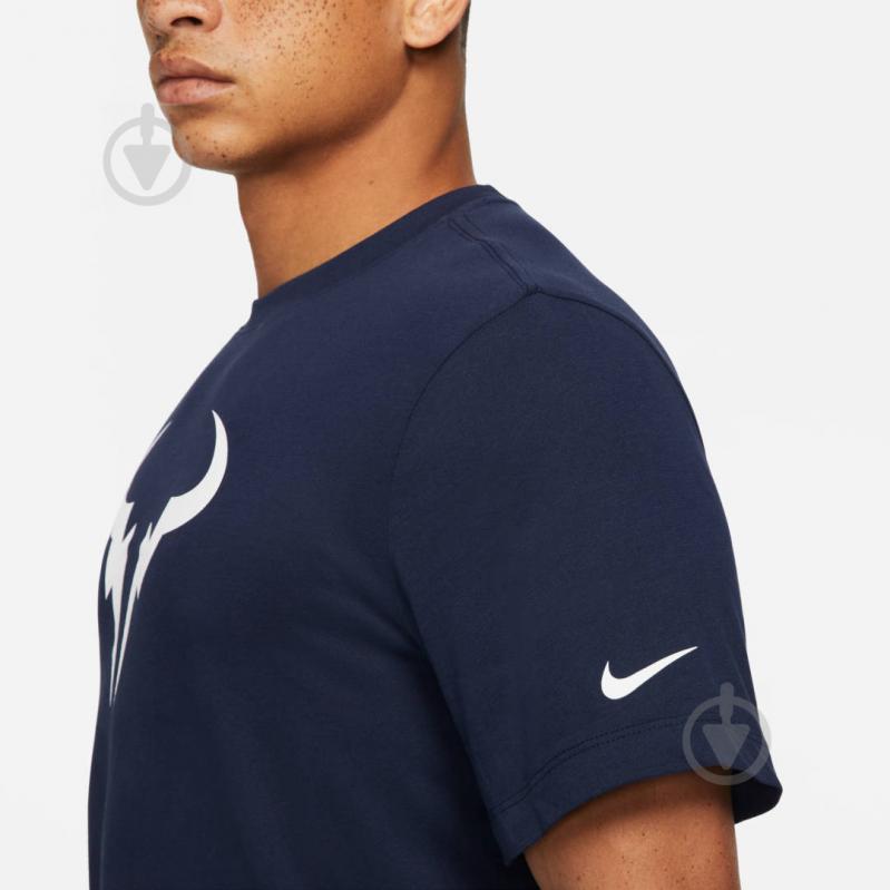 Футболка Nike M NKCT DF TEE RAFA SSNL DJ2582-451 р.2XL синий - фото 4