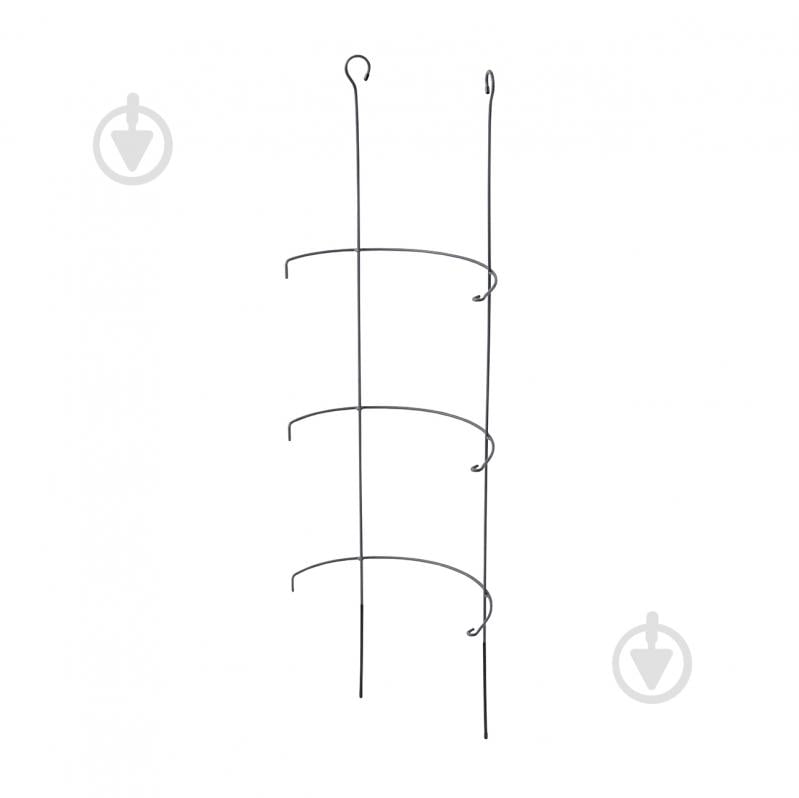 Опора для растений Vitan Роза полукруглая 300 х 1000 графит - фото 1
