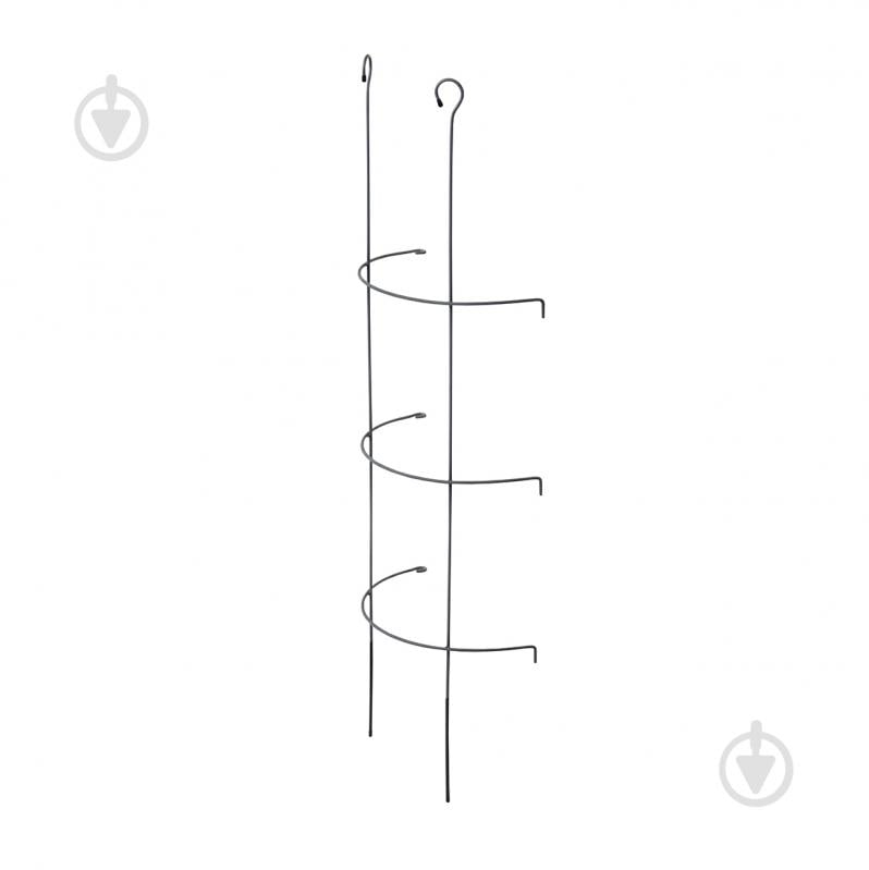 Опора для растений Vitan Роза полукруглая 300 х 1000 графит - фото 3