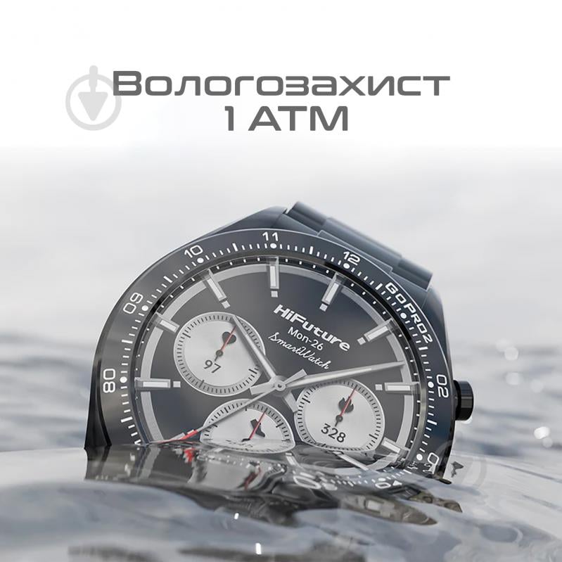 Смарт-годинник HiFuture GoPro 2 black (gopro2.black) - фото 4 Смарт-годинник HiFuture GoPro 2 black (gopro2.black) - фото 4