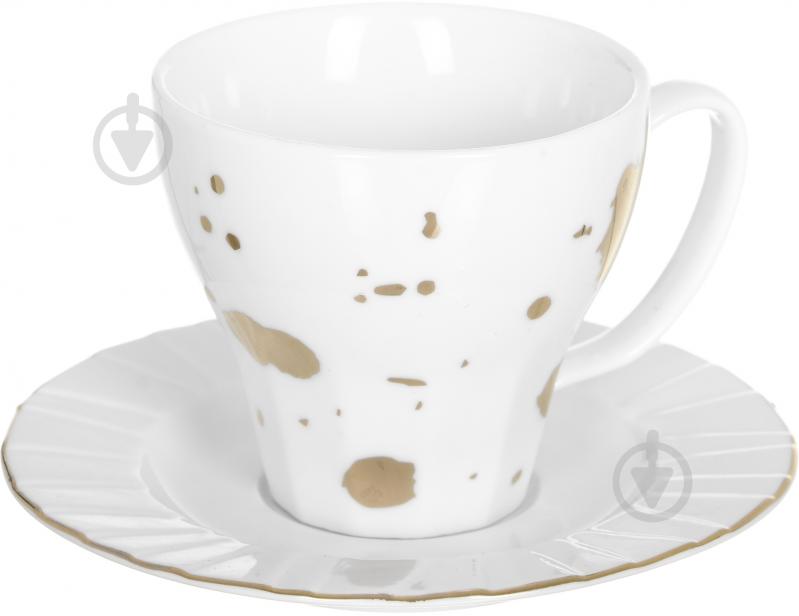 Чашка с блюдцем Fiora Telma 110 мл - фото 1