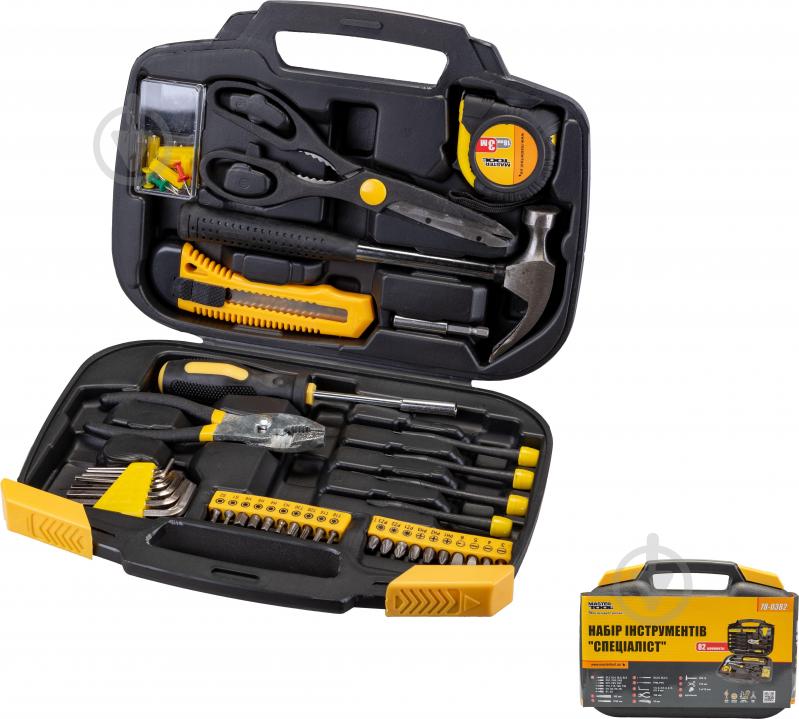 Набор ручного инструмента MasterTool Специалист 82 шт. 78-0382 - фото 2