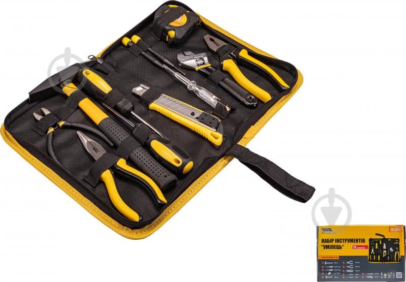 Набір ручного інструменту MasterTool Умілець 12 шт. 78-0312 - фото 4