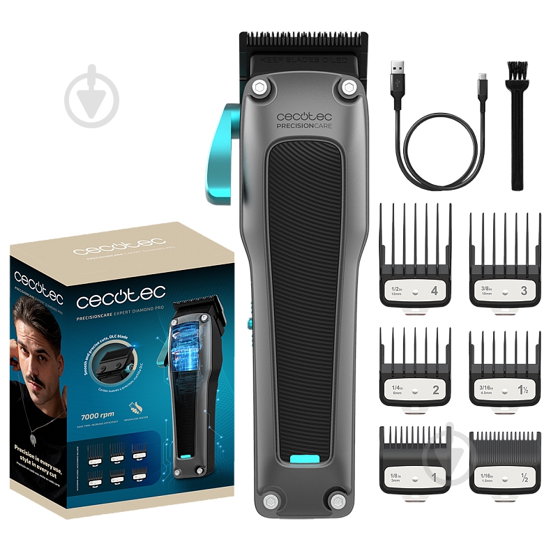 Машинка для стрижки CECOTEC PrecisionCare Expert Diamond Pro - фото 1