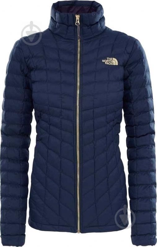 Куртка жіноча зимова THE NORTH FACE W THERMOBALL FZ JKT T93BRLH2G р.L темно-синя - фото 2