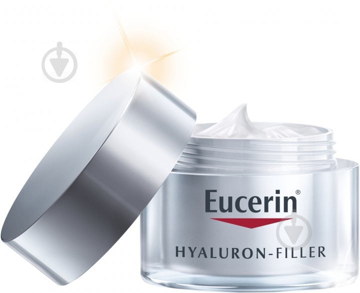 Крем для обличчя денний Eucerin Hyaluron-Filler проти зморшок для сухої і чутливої шкіри SPF15 50 мл - фото 2