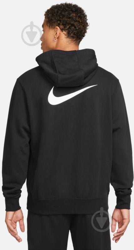 Джемпер Nike M NK CLUB FC PO HOODIE FB6574-010 р.XS чорний - фото 2