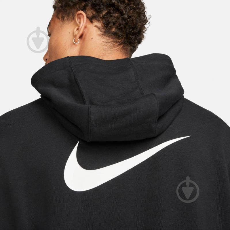 Джемпер Nike M NK CLUB FC PO HOODIE FB6574-010 р.XS чорний - фото 3