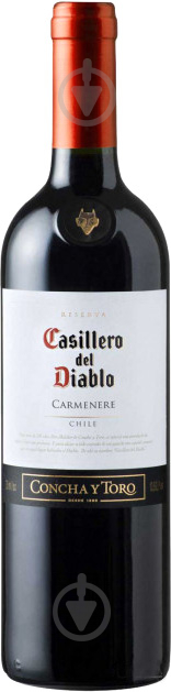 Вино Casillero del Diablo Carmenere червоне сухе 0,75 л - фото 1