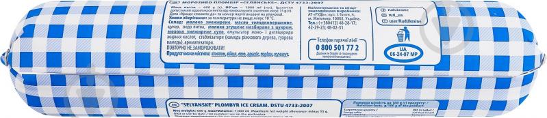 Морозиво Рудь 15% пломбір Селянське м/у 600г - фото 2