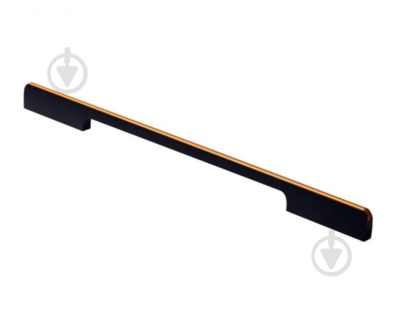 Мебельная ручка профильная DC DL 7955/256 BLKM/ChGl 256 мм 148908 черный матовый/ шампань золотой - фото 1 Мебельная ручка профильная DC DL 7955/256 BLKM/ChGl 256 мм 148908 черный матовый/ шампань золотой - фото 1