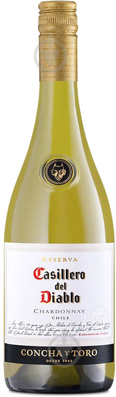 Вино Casillero del Diablo Chardonnay Reserva біле сухе 0,75 л - фото 1