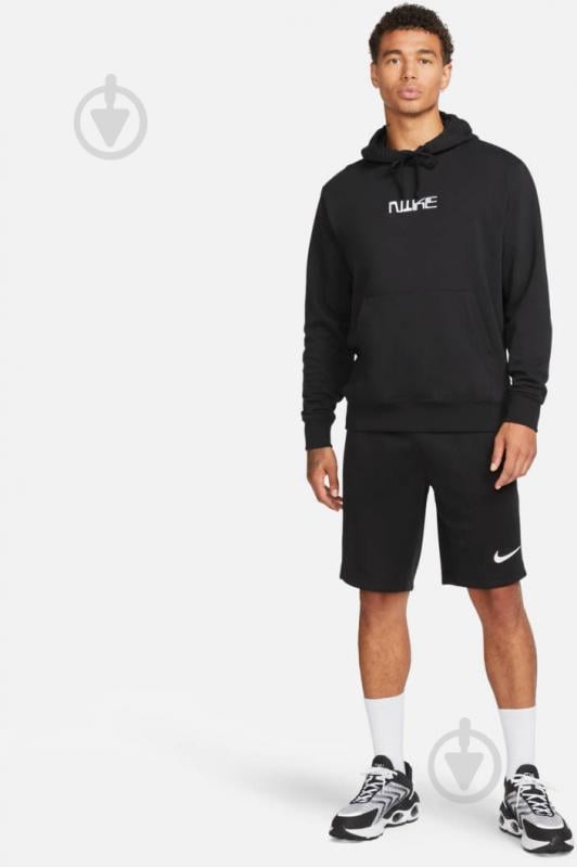 Джемпер Nike M NK CLUB FC PO HOODIE FB6574-010 р.2XL чорний - фото 6