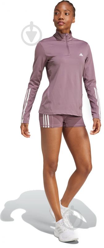 Джемпер Adidas HYGLM 1/4ZIP IX3222 р.XS коричневый - фото 6