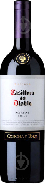 Вино Casillero del Diablo Merlot Reserva красное сухое 0,75 л - фото 1