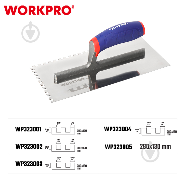 Гладилка штукатурна WORKPRO WP323003 - фото 4