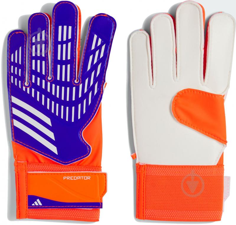 Воротарські рукавиці Adidas PREDATOR TRAINING KIDS IX3872 3 синій - фото 1