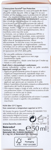 Флюїд для обличчя денний Eucerin Sun Pigment Control проти гіперпігментації SPF 50 50 мл - фото 4