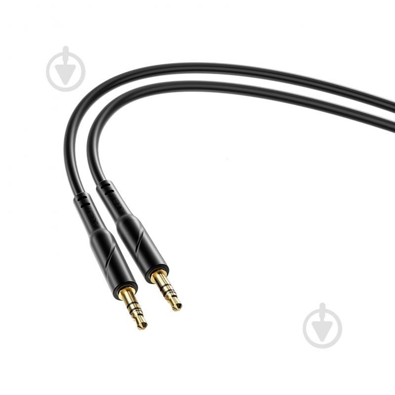 Кабель Xo NB-R271 AUX 3.5 мм - AUX 3.5 мм 1 м black (NB-R271.black) - фото 2 Кабель Xo NB-R271 AUX 3.5 мм - AUX 3.5 мм 1 м black (NB-R271.black) - фото 2