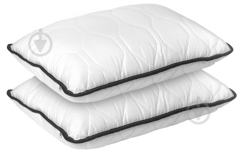 Подушка Basic Black 2 шт. Sonex 50x70 см белый с черным - фото 3