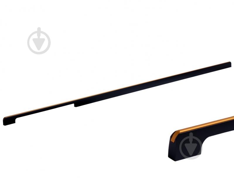 Меблева ручка профільна DC DL 7955/768 BLKM/ChGl 768 мм 148913 чорний матовий/ шампань золотий - фото 1 Меблева ручка профільна DC DL 7955/768 BLKM/ChGl 768 мм 148913 чорний матовий/ шампань золотий - фото 1
