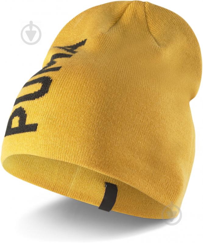 Шапка Puma Ess Classic Cuffless Beanie 02343306 р.one size желтый - фото 1