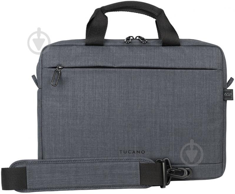 Сумка для ноутбука Tucano Stop 14" black (BSTOP1314-BK) - фото 2 Сумка для ноутбука Tucano Stop 14" black (BSTOP1314-BK) - фото 2