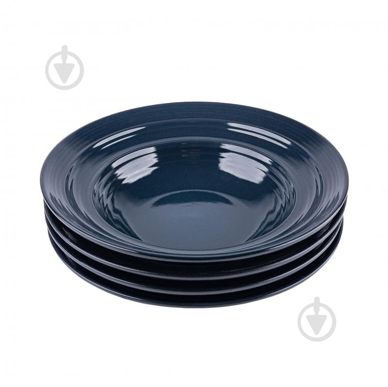 Тарілка супова Krauff Lucerne Black&Blue 700 мл 21,2 см 24-320-005 - фото 13