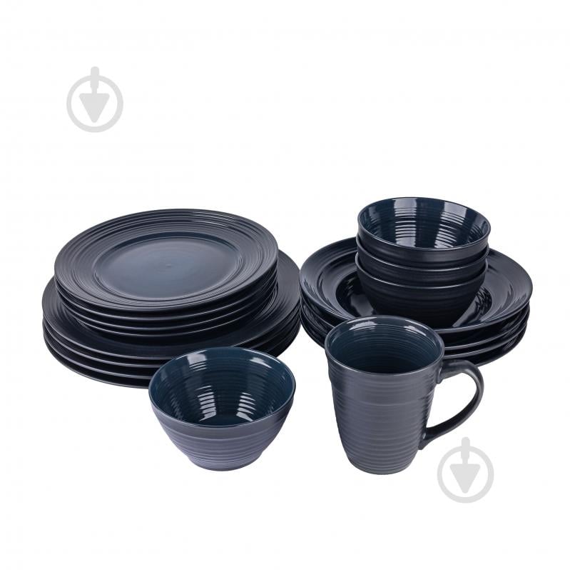 Тарілка супова Krauff Lucerne Black&Blue 700 мл 21,2 см 24-320-005 - фото 6