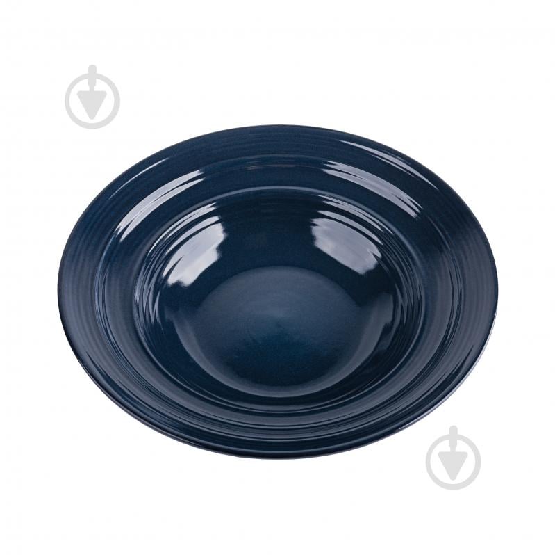 Тарілка супова Krauff Lucerne Black&Blue 700 мл 21,2 см 24-320-005 - фото 1