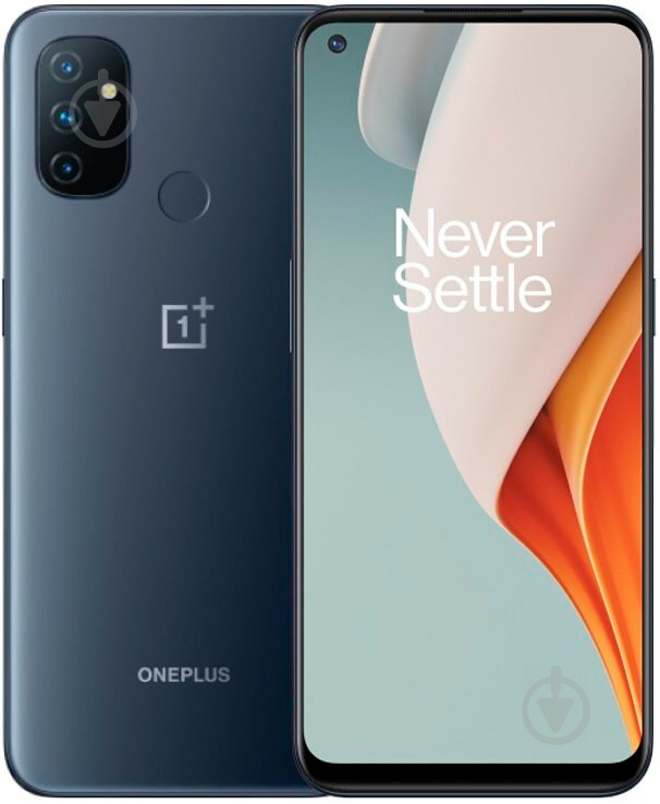 Смартфон OnePlus Nord N100 Dual SIM 4/64GB midnight frost (5011101331) - фото 1