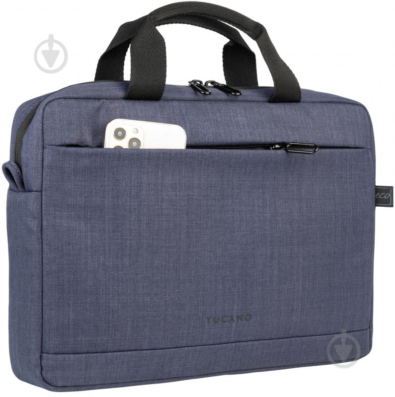Сумка для ноутбука Tucano Stop 16" blue (BSTOP1516-B) - фото 4 Сумка для ноутбука Tucano Stop 16" blue (BSTOP1516-B) - фото 4