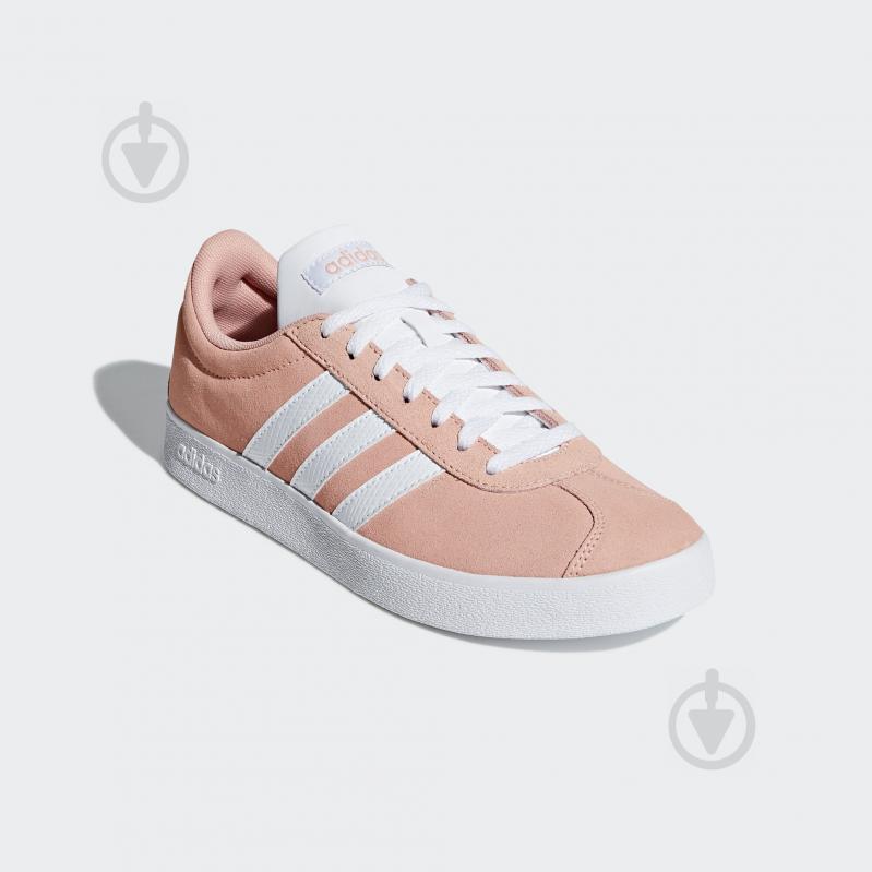 Кросівки жіночі демісезонні Adidas VL COURT 2.0 F35129 р.36 2/3 рожеві - фото 4