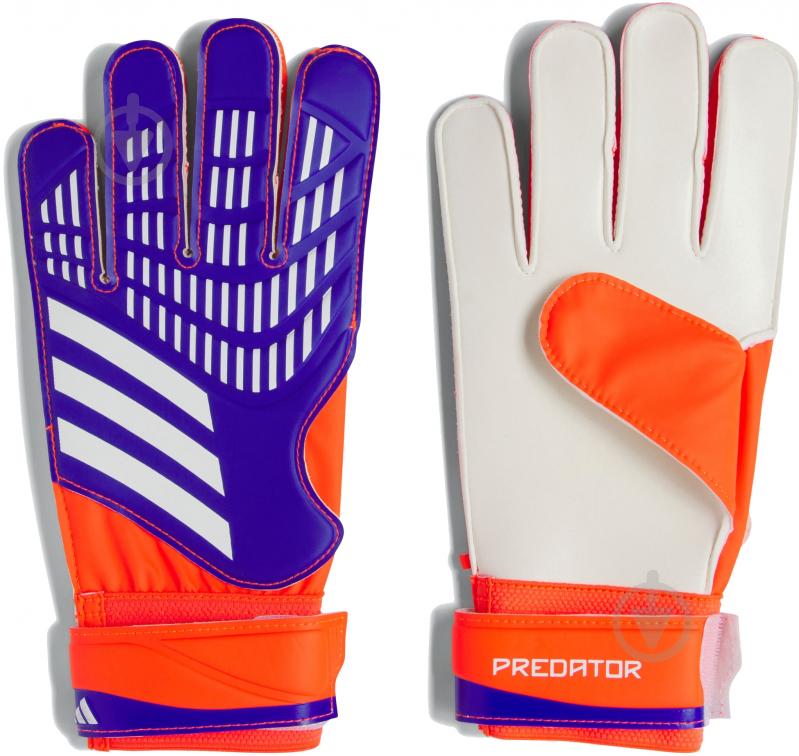 Воротарські рукавиці Adidas PREDATOR TRAINING IX3870 7 синій - фото 1