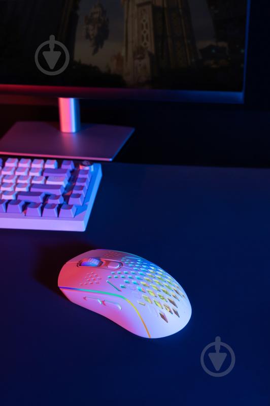Мышка беспроводная Proove Gaming Buzz white (WMBU00022402) - фото 7