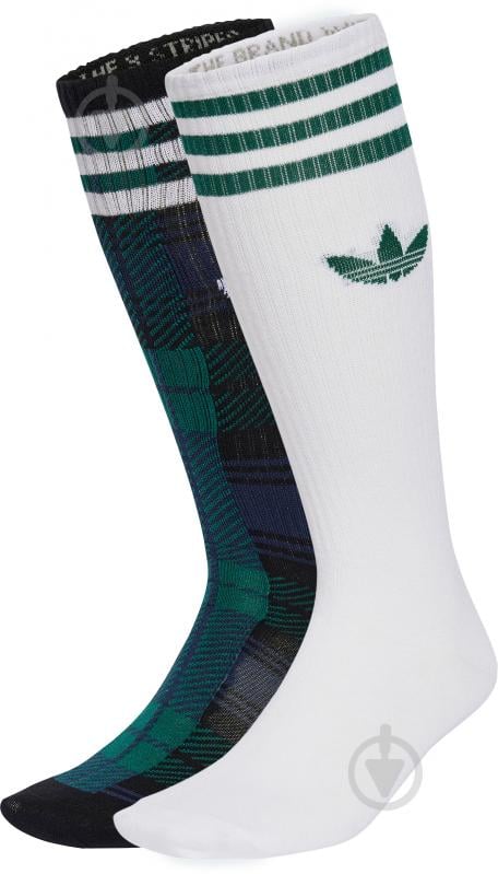 Носки Adidas TARTAN HCR 2PP IX6812 р.XS разноцветный - фото 1