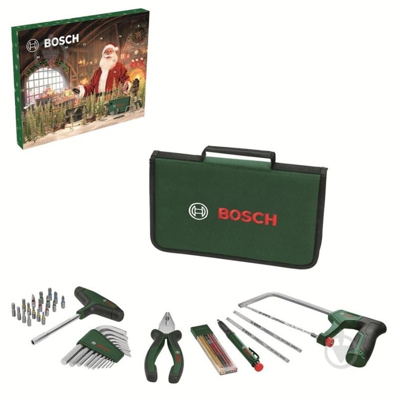 Набор ручного инструмента Bosch Advent Calendar 41 шт. 1600A039HD - фото 1 Набор ручного инструмента Bosch Advent Calendar 41 шт. 1600A039HD - фото 1