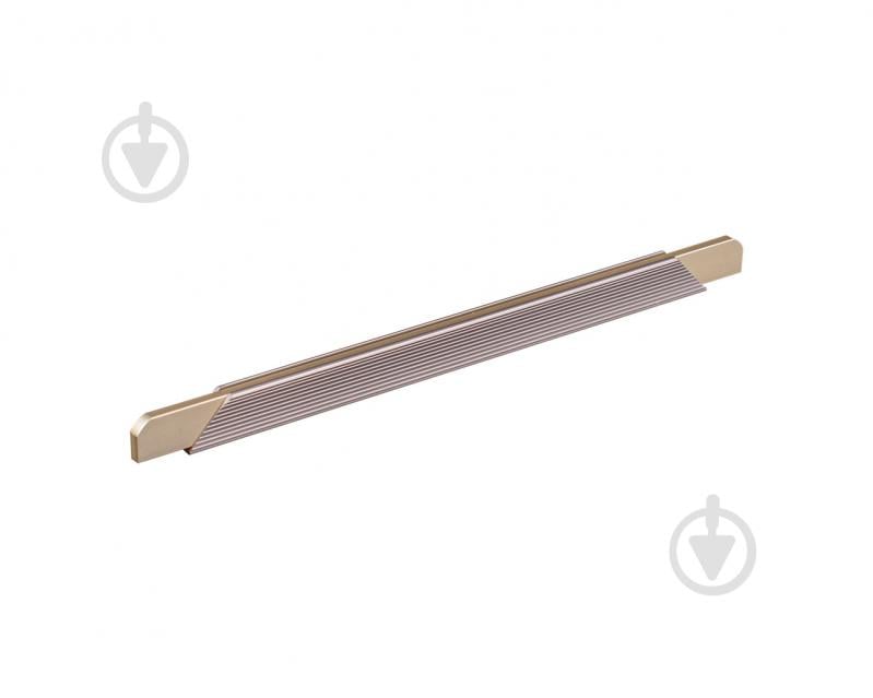 Меблева ручка профільна DC DL 9389/256 ChSl/GMt 256 мм 148864 шампань/ золото матове - фото 1 Меблева ручка профільна DC DL 9389/256 ChSl/GMt 256 мм 148864 шампань/ золото матове - фото 1