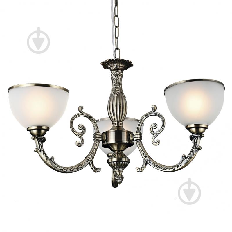 Люстра Victoria Lighting 3x40 Вт E27 бронза Gisele/SP3 - фото 1