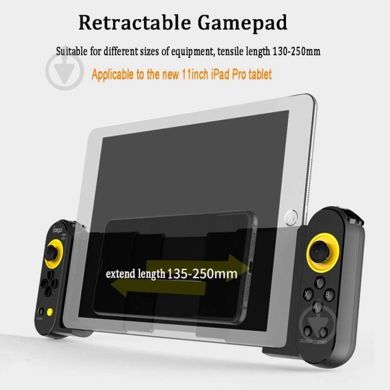 Геймпад Ipega Безпроводной геймпад аркадный PG-9167 Bluetooth Black - фото 6