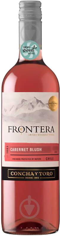 Вино Frontera Cabernet „Blush“ рожеве солодке 0,75 л - фото 1