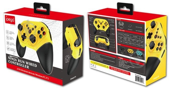 Геймпад Ipega PG-SW038B Bluetooth Yellow - фото 4