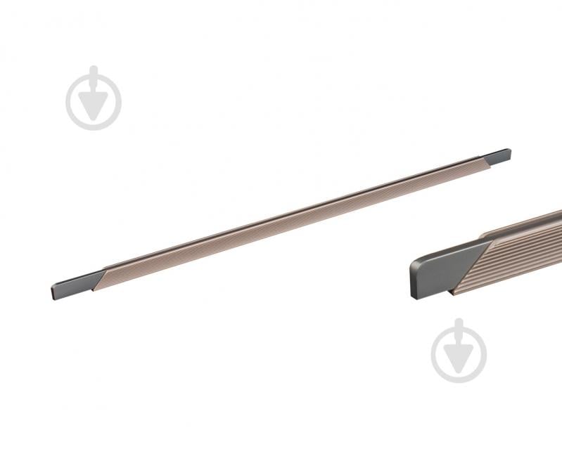 Мебельная ручка профильная DC DL 9389/416 ChSl/GR 416 мм 148878 шампань/ графит - фото 1 Мебельная ручка профильная DC DL 9389/416 ChSl/GR 416 мм 148878 шампань/ графит - фото 1