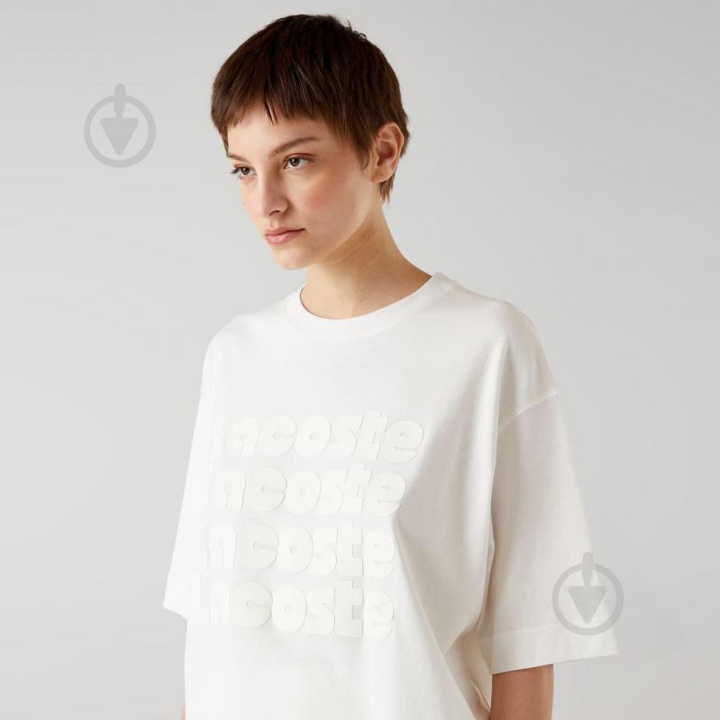 Футболка Lacoste TF0412-70V р.р.40 белый - фото 1