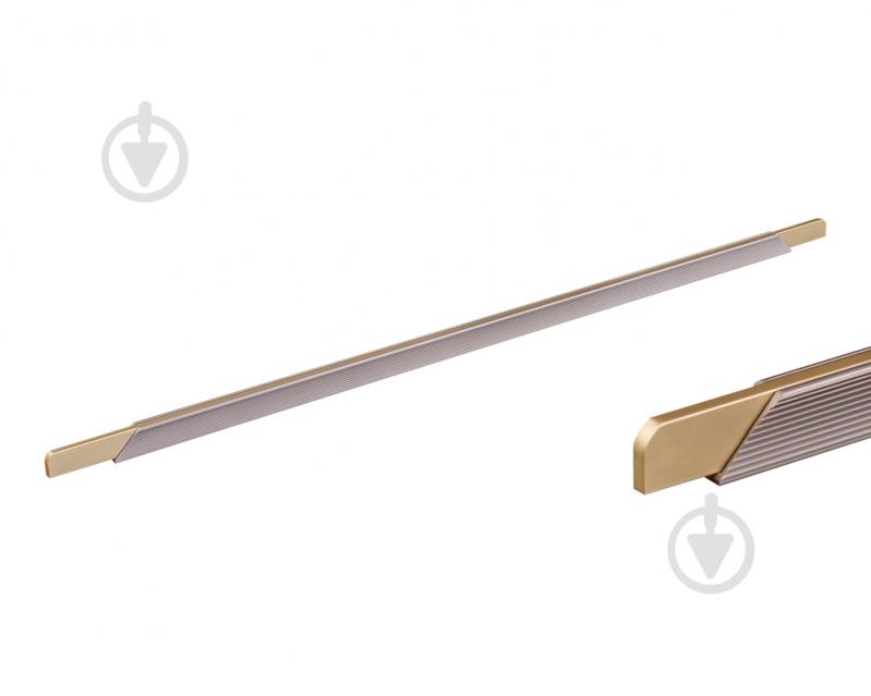 Мебельная ручка профильная DC DL 9389/672 ChSl/GMt 672 мм 148869 шампань/ золото матовое - фото 1 Мебельная ручка профильная DC DL 9389/672 ChSl/GMt 672 мм 148869 шампань/ золото матовое - фото 1