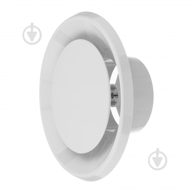 Анемостат MiniMax вентиляційний з фланцем і пружинним кріпленням d100 х d205 х 80 мм (2301) пластик білий - фото 1 Анемостат MiniMax вентиляційний з фланцем і пружинним кріпленням d100 х d205 х 80 мм (2301) пластик білий - фото 1