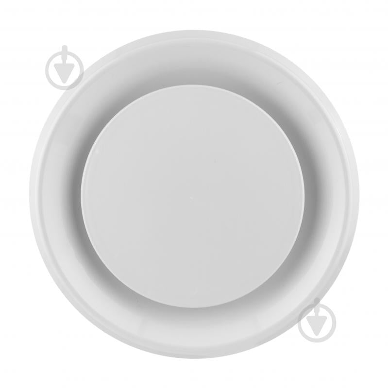 Анемостат MiniMax вентиляційний з фланцем і пружинним кріпленням d100 х d205 х 80 мм (2301) пластик білий - фото 2 Анемостат MiniMax вентиляційний з фланцем і пружинним кріпленням d100 х d205 х 80 мм (2301) пластик білий - фото 2