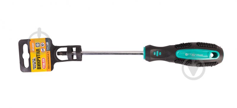 Отвертка MasterTool TORX TT30x125 мм 49-0301 - фото 2